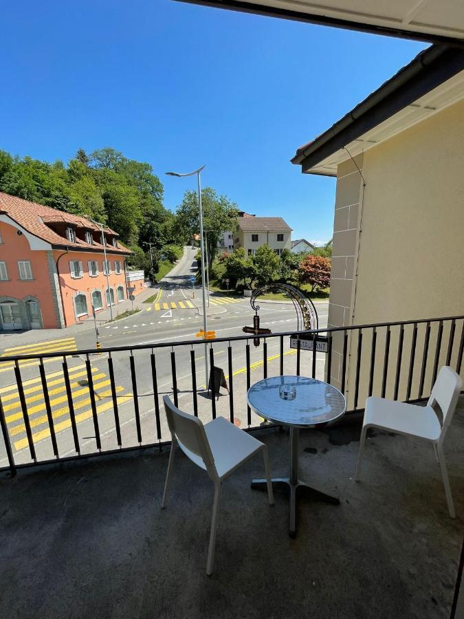 Hotel La Belle-Croix Romont Esterno foto